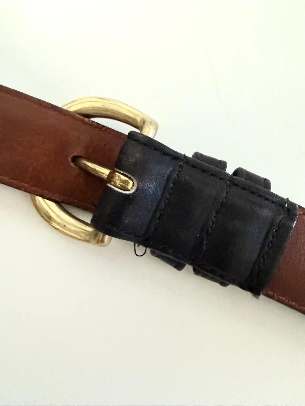 Coach Vintage 8400 Black Leather Belt Medium 35”